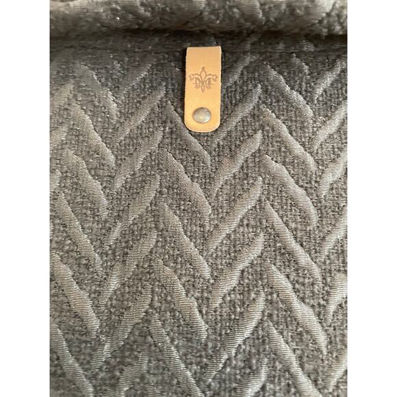 Mackage vintage wool pea coat black zip pockets leather trim buttons Size Sp - Picture 5 of 9